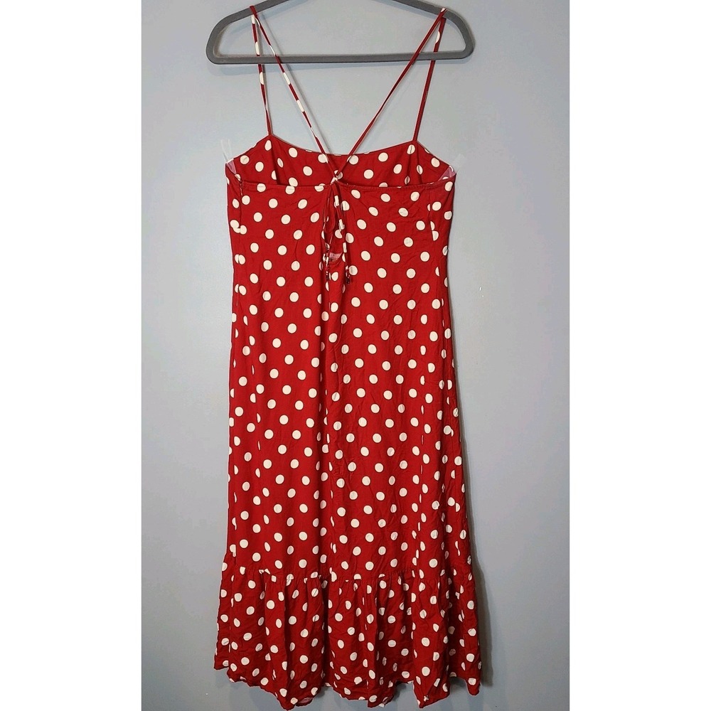 A New Day red polka dot maxi dress sundress Minnie disneybound Women Size 2X - Picture 3 of 9